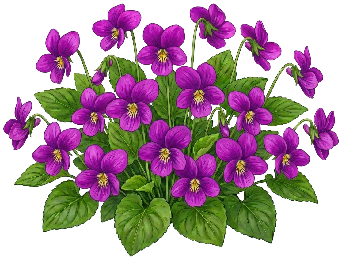 Виола (фиалка) сестринская 